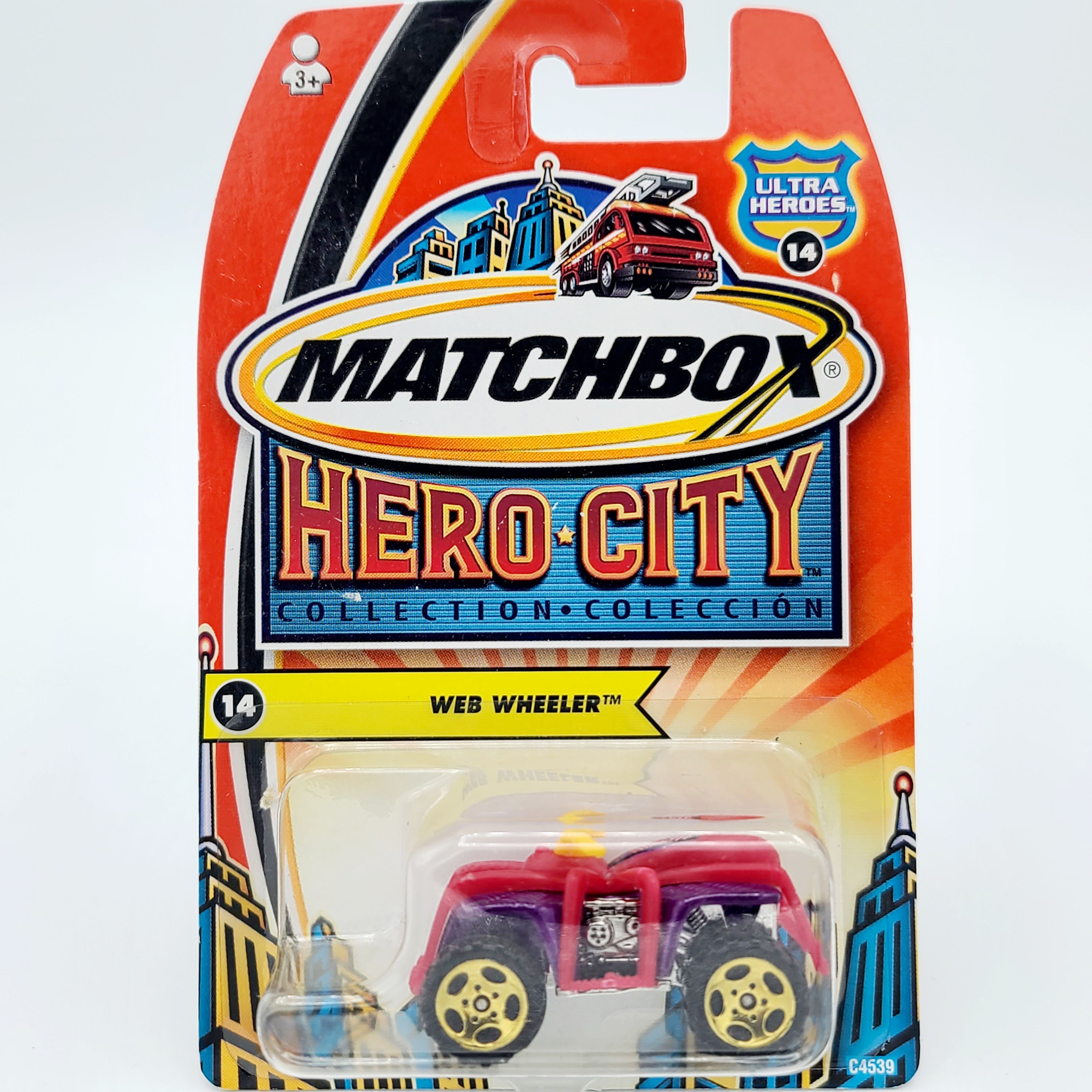 Matchbox Web Wheels ATV 4 Wheeler (2003 MBX Basic - Ultra Heroes)